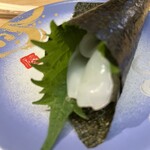 回転寿司 鮮 - イカしそ手巻き