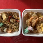 ごはん屋一休 - 海老天丼&海鮮炒飯