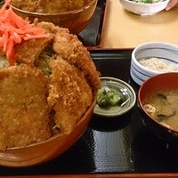 ごちそう家 ぽん太 八丁堀店 - ソースカツ丼大盛り（ご飯大盛）
