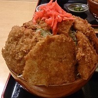 ごちそう家 ぽん太 八丁堀店 - ソースカツ丼大盛り（ご飯大盛）アップ