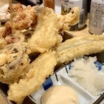UO魚 KOBE海鮮酒場 - 天ぷら、色々！