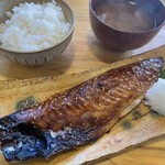 227274797 - 【限定モーニング】さばのみりんしょうゆ漬定食1300円