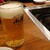 アサヒビール園 - ドリンク写真:はい主役のスーパードライ