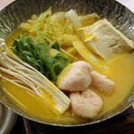 甘味茶寮 和雅家 - カニつみれの南京スープ鍋