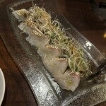 人形町バル 雄 - 真鯛のカルパッチョ