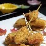 花・味兆 - 御好評頂いております。「一口串揚げの盛り合わせ」※見蘭牛