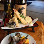 Tosaki setsuriyouri - 天麩羅と季節料理でお酒の肴にいかかですか？