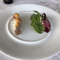 アリス イン 高松 - 前菜　オリーブ地鶏のレモンマリネ　レモンソース