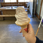 六合の郷 しらすな - 花まめソフトクリーム