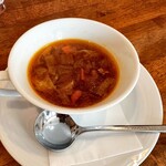 キッチン カズ - スープ付き　ミネストローネ　美味