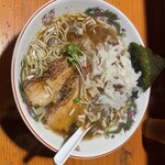 深夜ラーメン 三方よし - 白きくらげトッピング