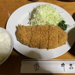 井泉 - ヒレかつ定食