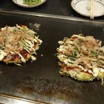 Monjayaki Okonomiyaki Shichifuku - 七福④(*´>ω<`*)
