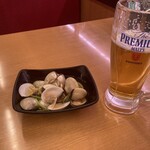 Sushiro - ハマグリとビール