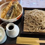 Oshokujidokoro Omago - また天丼&せいろ蕎麦大盛り