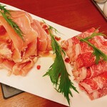 Chuukashunsai Ryourihinabe Shuu - 鶏肉&黒毛和牛しゃぶしゃぶ