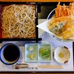 Sunaba - 旬野菜の天ぷらとそば（もりそば）①