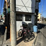 中国料理 峨嵋山 - ロードバイクはいつもの所に