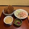 Kagurazaka Kuzuryuusoba - ソースカツ丼セット(おろし蕎麦) ¥1,050