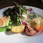 らーめんとcafe＋ベジ engawa - 前菜