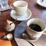 らーめんとcafe＋ベジ engawa - ハーブティー＆ホットコーヒー