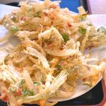 うどん屋大樹 - かき揚げ￥140　2023.12.3