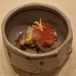 すしや宣 - 牡蠣と菊華のみぞれ膾