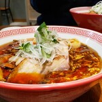 セキレイ - きのこ酸辣湯麺 1000円