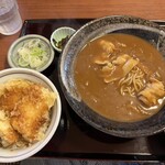 彩め庵 - カレーそばミニ丼セット　1,220円