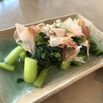 信州そば処やまへい - 野沢菜漬け