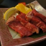 日長庵 桂月 - 信州和牛のステーキ