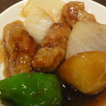 新中国料理 HARAKAWA - HARAKAWA流　特製酢豚・・・小皿にON！