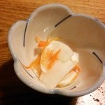 貯水池 鳥山 - 鳥山から揚げに付くお通し