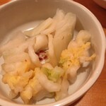 Yakitori Torimasa - おしんこ。ちょっと食べた。