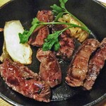 農家バル FOODBABY - 松橋牛 特選厚切りサガリ カットステーキ（１１０ｇ）