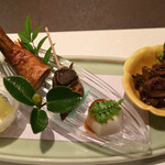 鮎知 - 前菜5種盛り