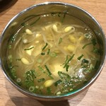 タレ焼肉と包み野菜の専門店 焼肉くるとん - スープ