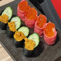 黄金出汁しゃぶと江戸前寿司 肉のあさつ 梅田お初天神店 - 