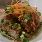 いなせや - 自家製!! 地魚のさつまあげ だしあんかけ