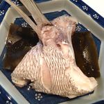青華こばやし - 兜鯛酒蒸し私の分