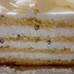 ハーブス - ホワイトチョコレートケーキ　税込９００円