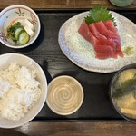 Sugamo Tokiwa Shokudou - マグロ刺身定食