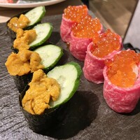 黄金出汁しゃぶと江戸前寿司 肉のあさつ 梅田お初天神店 - 