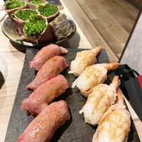 黄金出汁しゃぶと江戸前寿司 肉のあさつ 梅田お初天神店 - 