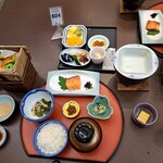 湯けむりの里 柏屋 - 朝食膳