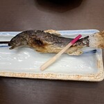 湯けむりの里 柏屋 - 夕食→焼きたての山女魚