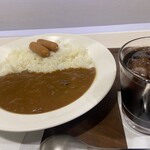 BOOK COMPASS Cafe - 朝カレー、アイスコーヒー