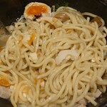 麺や 結 - 塩油そば（混ぜる）