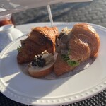 ガーデンカフェ 迎賓館赤坂離宮 - 下段のクロワッサンサンド