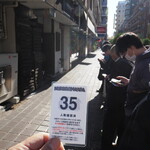 NIBOSHI MANIA - 番号札が渡される